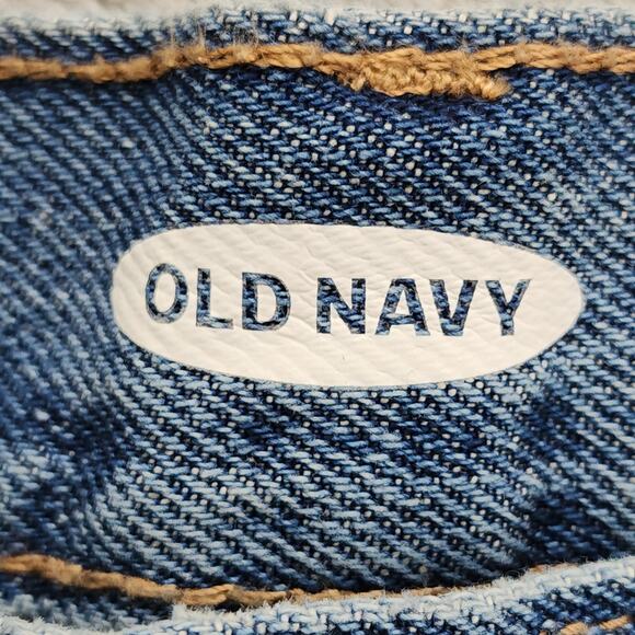 NEW Old Navy Shorts Womens 10 Blue Distressed High Rise Straight Cut Off Denim - Picture 6 of 12